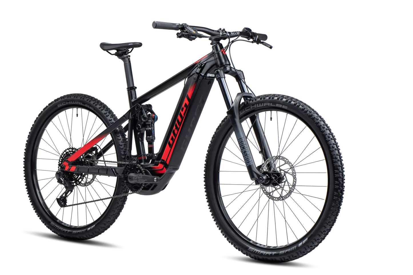 VTT Electrique tout-suspendu Ghost E-Riot Trail AL Essential noir