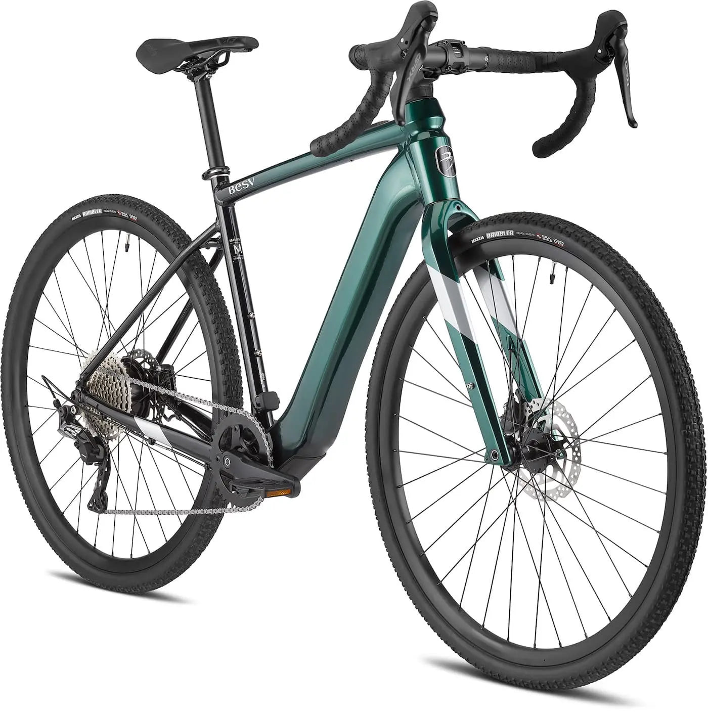 Vélo Gravel Electrique BESV JGR 1.1 vert malachite