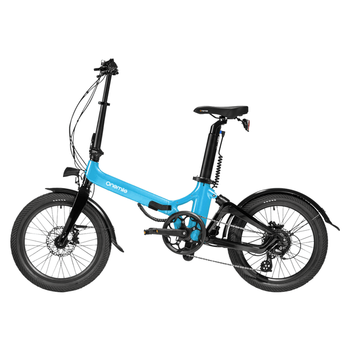 Vélo Electrique pliable ONEMILE - Nomad Bleu pagode